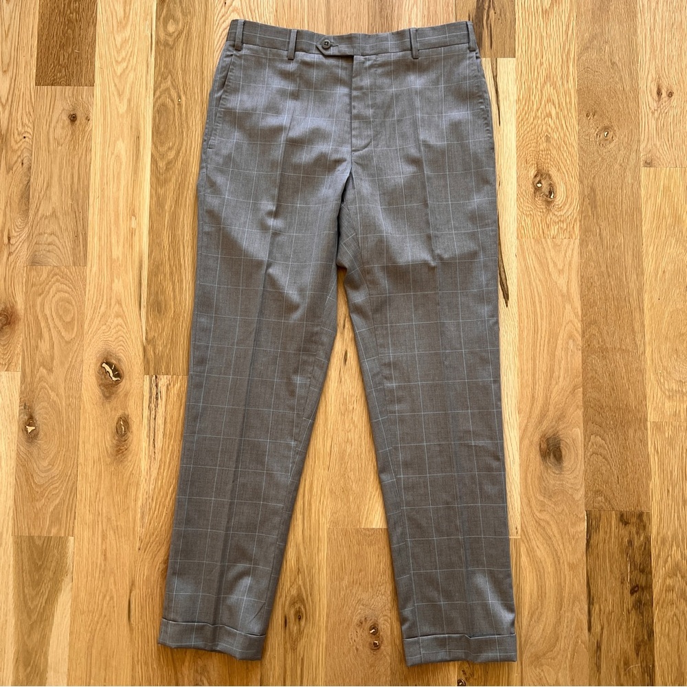 100% Wool Zanella Devon Slacks - Men’s 32